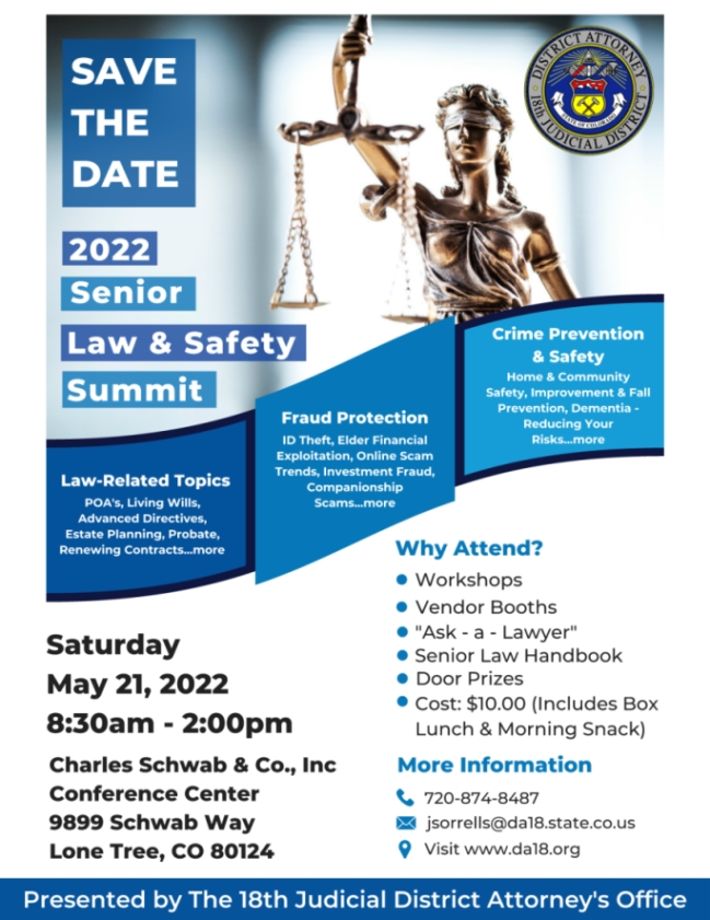 Senior Law & Safety Summit: May 21, 2022
